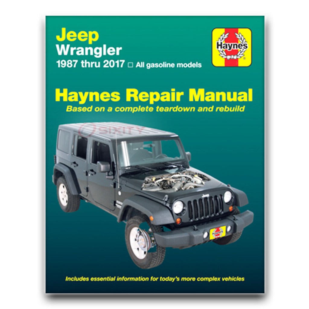 Picture of: Haynes Repair Manual for – Jeep Wrangler – Shop Service Garage Book  hy