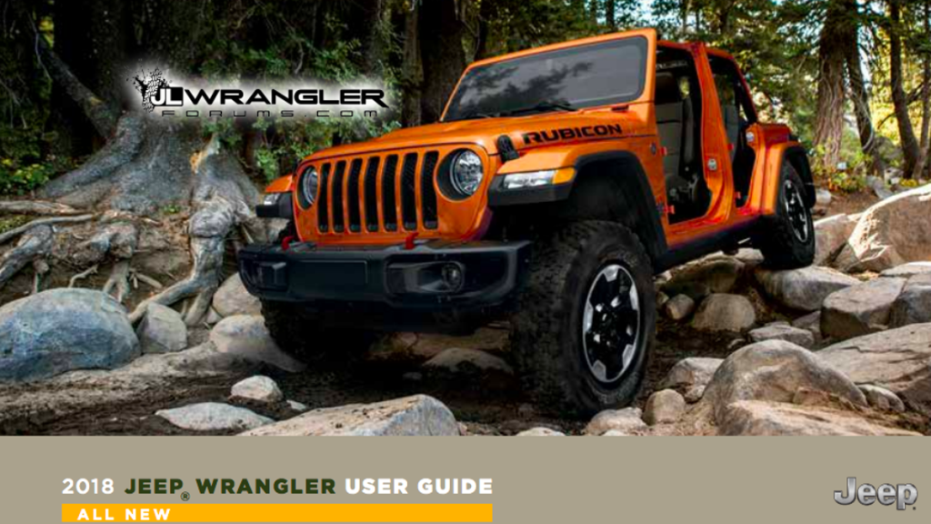 Picture of: Here Is The Entire Leaked Owner’s Manual For The  Jeep Wrangler