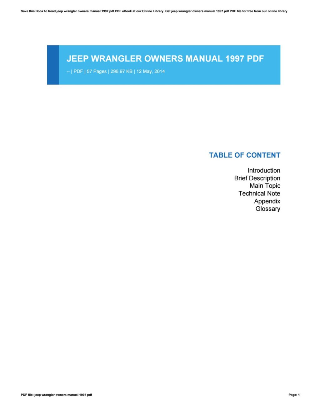 Picture of: Introducir + imagen  jeep wrangler owners manual pdf