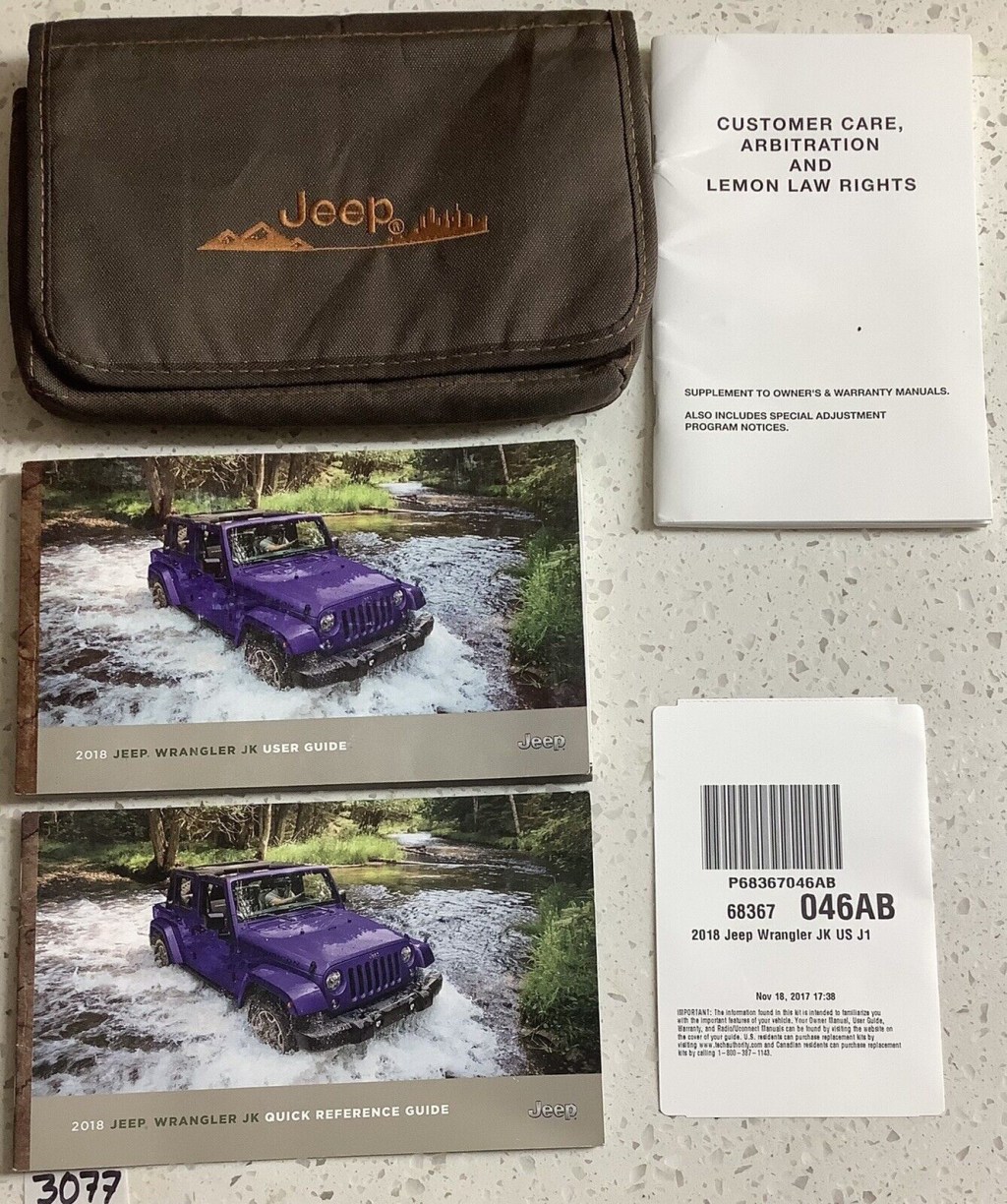 Picture of: JEEP WRANGLER JK USER GUIDE/OWNERS MANUAL OPERATORS USER GUIDE BOOK SET