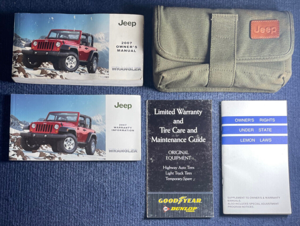 Picture of: Jeep Wrangler Owner Manual User Guide Book Set OEM