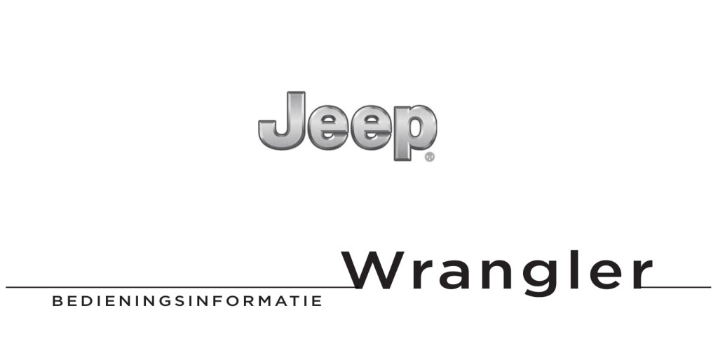 Picture of: – Jeep Wrangler Owner’s Manual  Dutch – Carmanuals