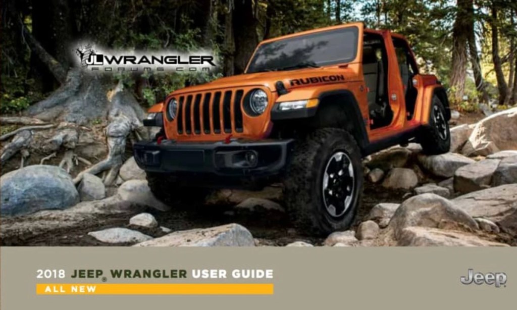 Picture of: Jeep Wrangler owner’s manuals leaked, and they tell us much