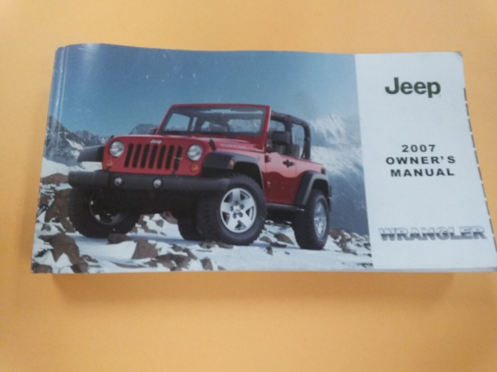 Picture of: JEEP WRANGLER OWNERS MANUAL  eBay