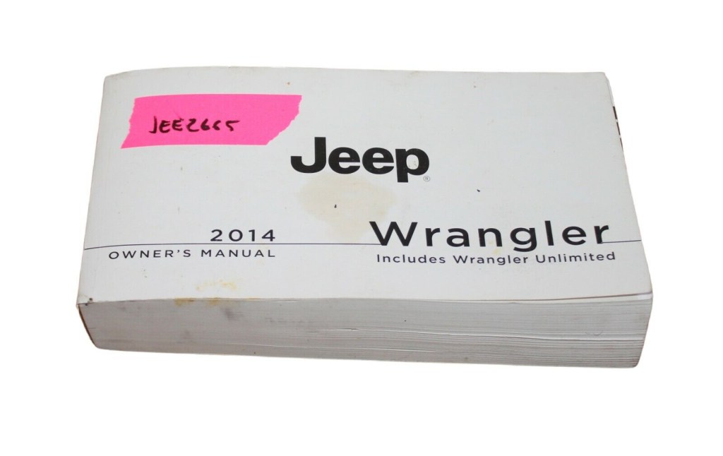 Picture of: Jeep Wrangler owners manual Jee