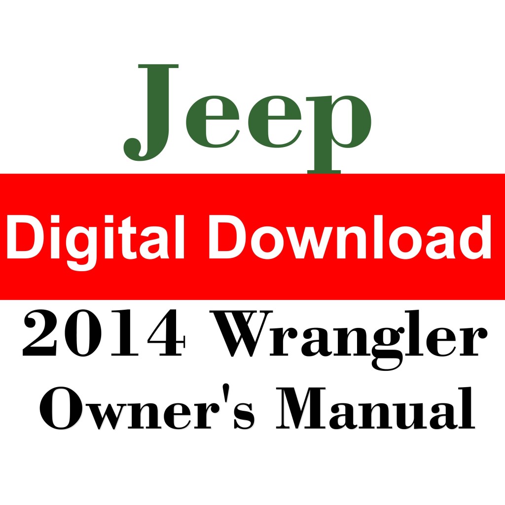 Picture of: Jeep Wrangler Owners Manual PDF Digital Download – Etsy Canada