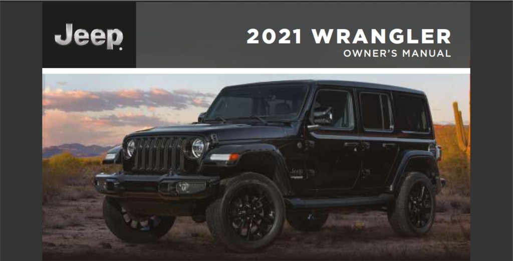 Picture of: Jeep Wrangler owners manual PDF digital download – Etsy