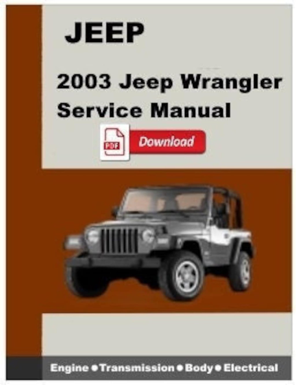 Picture of: Jeep Wrangler Service Manual-pdf Download – Etsy