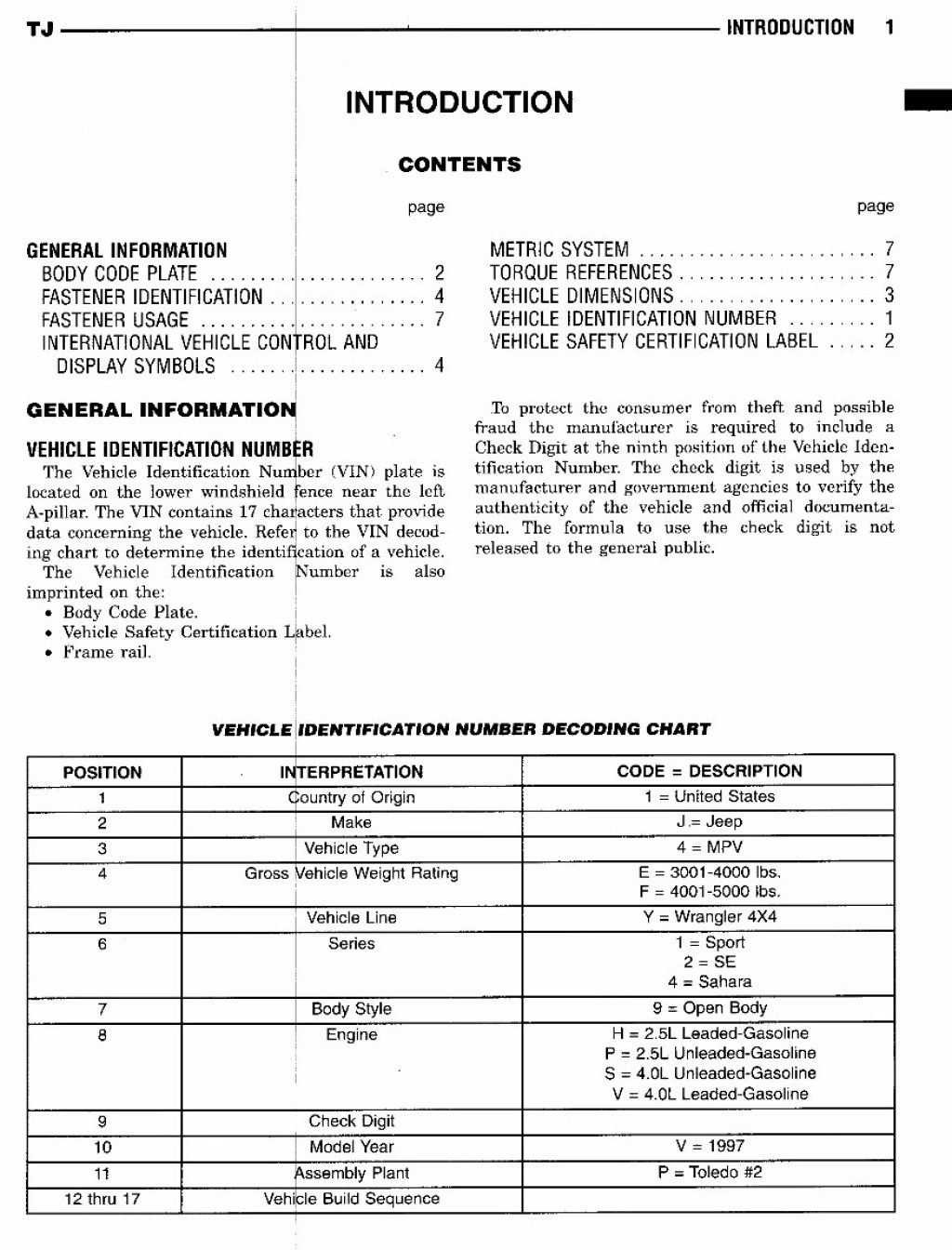 Picture of: – JEEP WRANGLER TJ All Models FACTORY Service Manual (Free Preview,  MB , Complete FSM Contains Everything You Wil