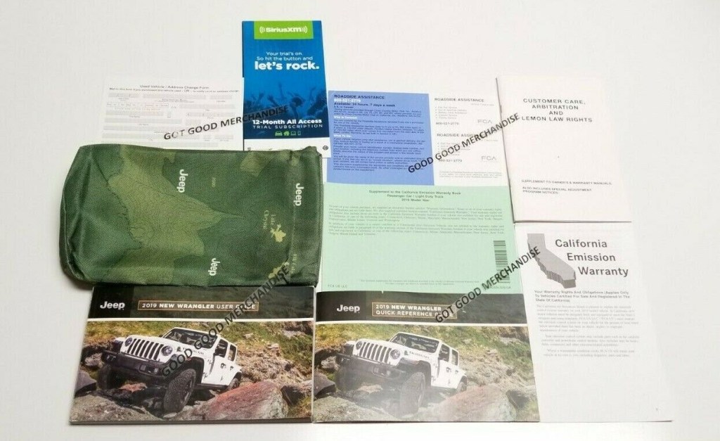 Picture of: JEEP WRANGLER USER GUIDE OWNERS MANUAL UNLIMITED RUBICON SAHARA SPORT  MOAB