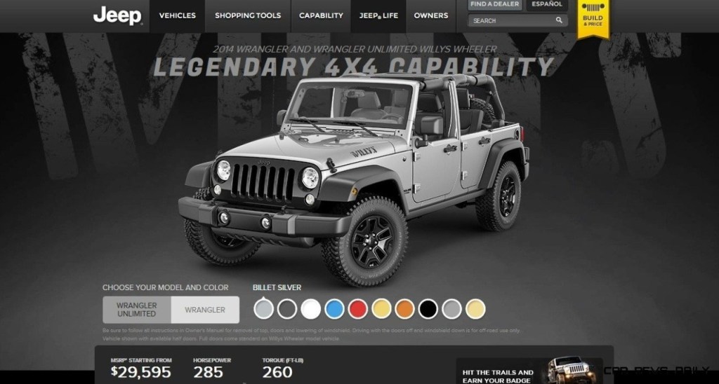 Picture of: Jeep Wrangler Visual Buyers Guide to Trims, Tops, Colors and
