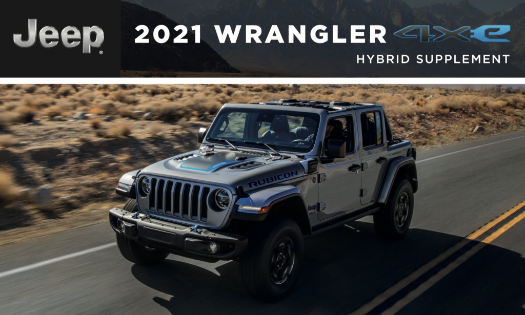 Picture of: Wrangler xe Hybrid Supplement to the Owner’s Manual  Jeep